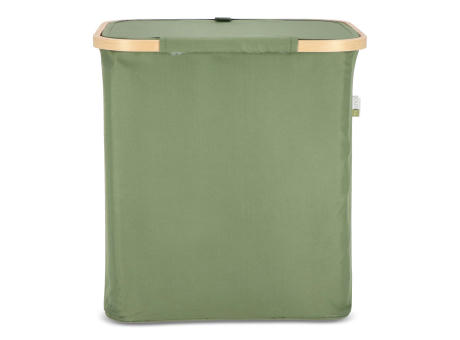 InSideOut faltbarer Korb mit Deckel Sogne 40,5 x 33 x 42cm rPET Werbeartikel