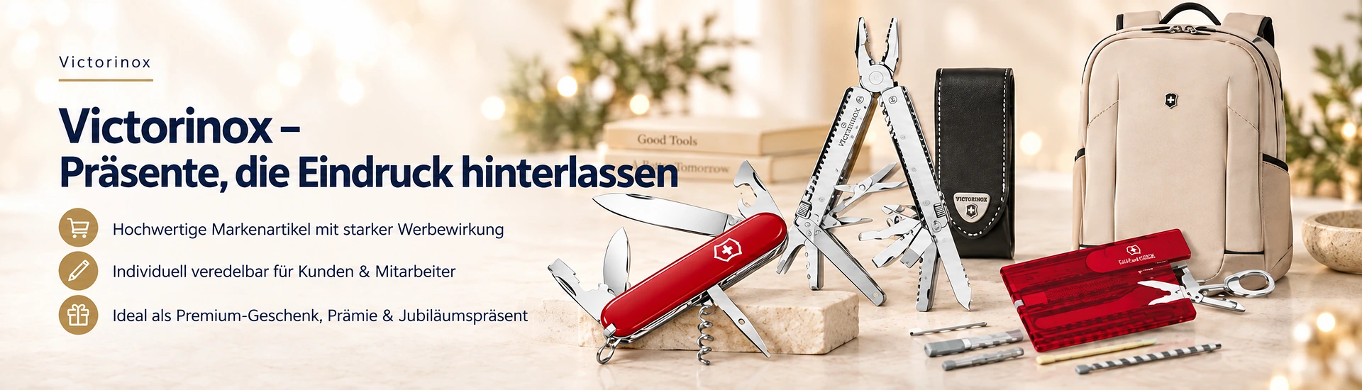Victorinox Werbeartikel und Präsente mit Logo für Kunden und Mitarbeiter