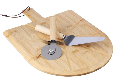 Pizzabrett aus Bambus Vale Werbeartikel