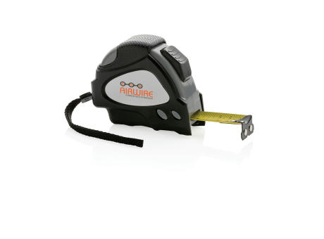 Auto-Stop-Maßband aus recyceltem Kunststoff, 8m/25mm bedrucken