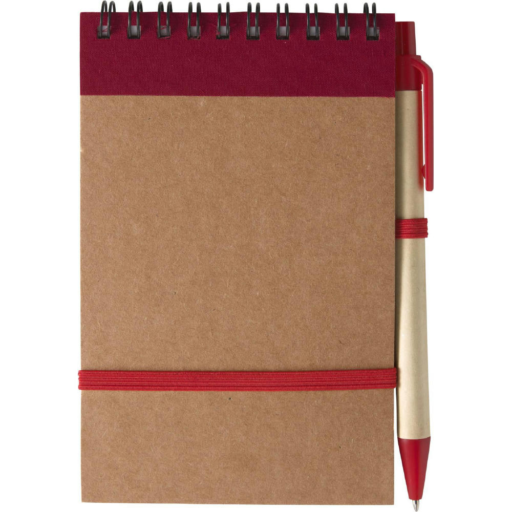 Notizbuch aus recyceltem Karton Emory Werbeartikel