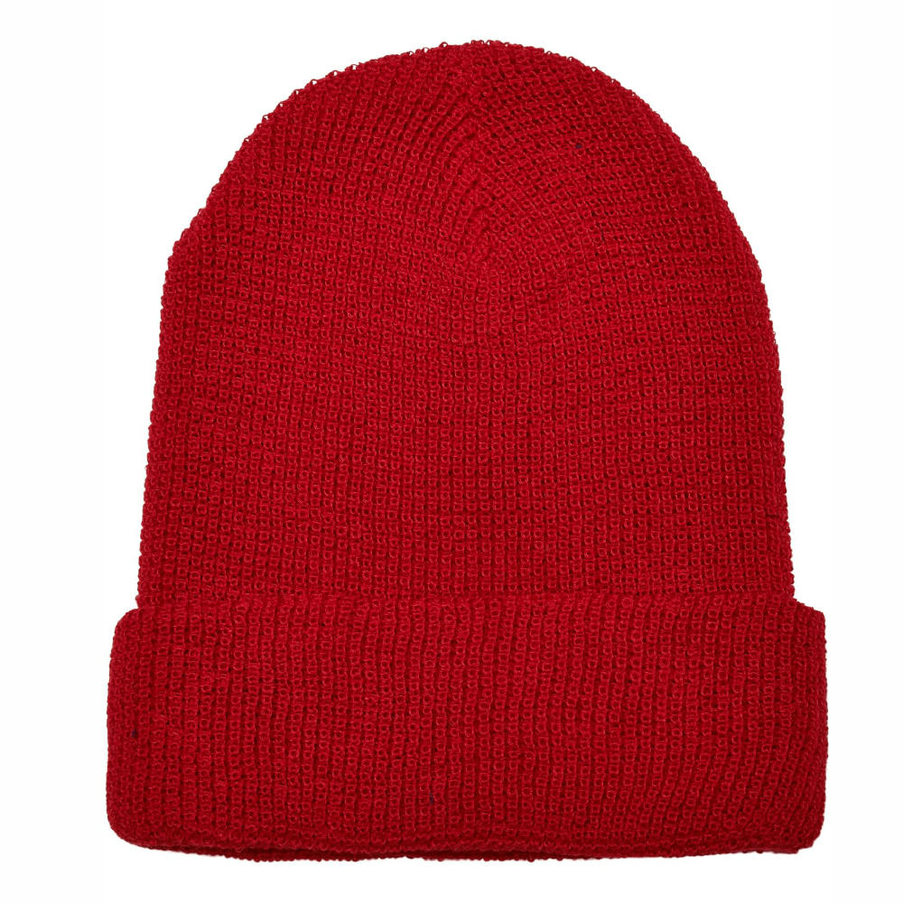 FX1505RY007-Essentials Yarn Waffle Knit Beanie Werbeartikel