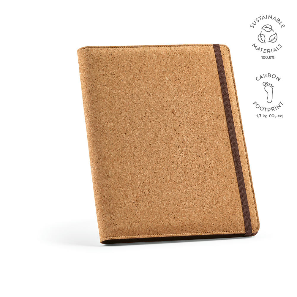 Product image Kafka A4 Mappe Kork 64 Seiten Werbeartikel