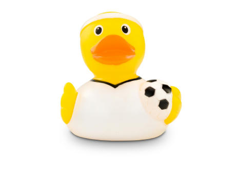 Werbeente Fritz Freistoß - Trikot Weiß Werbeartikel