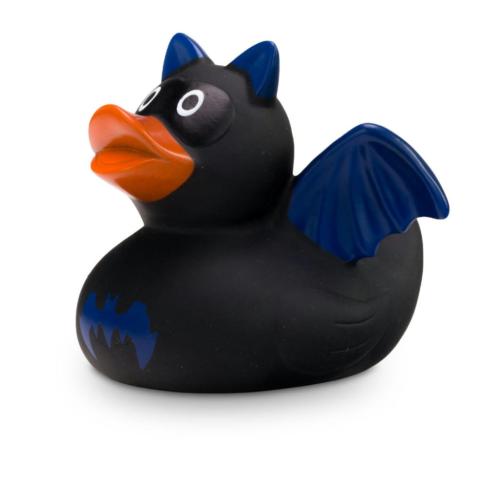 Product image Werbeente Batduck Superheld schwarz-blau Werbeartikel