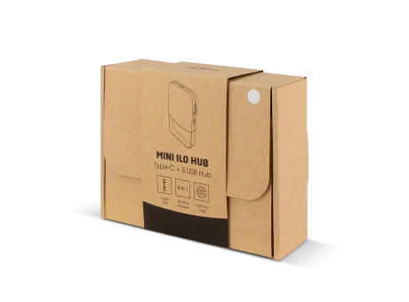 2598 | Xoopar iLo Mini Hub– 4 in 1 Adapter – USB 2.0 Data Transfer - Splitter Werbeartikel