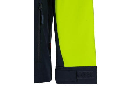VL HESTIA. Zweifarbige Softshell-Jacke (280 g/m²) aus Polyester (96 %) und Elastan (4 %) bedrucken
