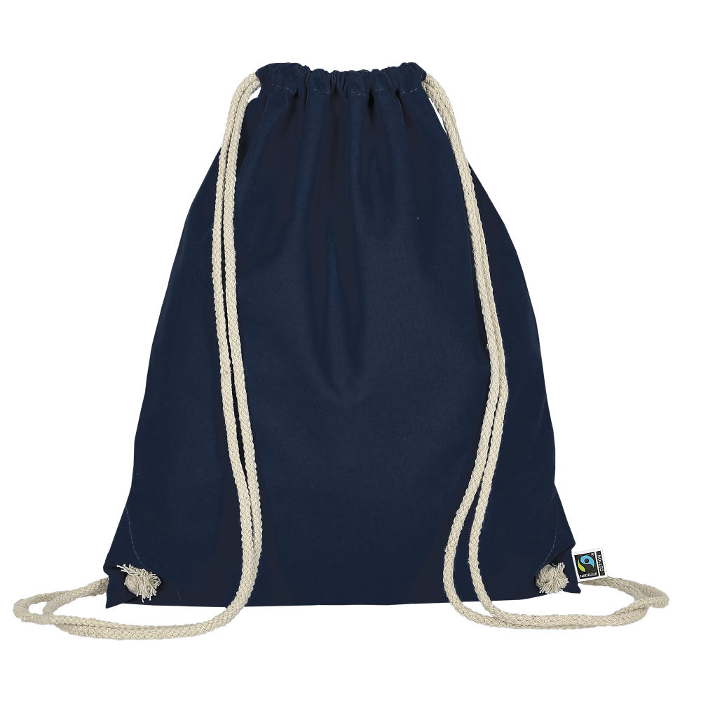 T15021-TEXXILLA Turnbeutel aus Fairtrade-zertifizierter Baumwolle, ca. 140 g/m², ca. 38 x 46 cm Werbeartikel