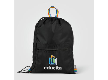 Spectrum Rucksack & Tragetasche aus recyceltem Polyester mit Kordelzug - 8 L Werbeartikel