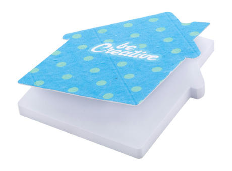 Product image Individueller Haftnotizblock CreaStick Seed House Werbeartikel