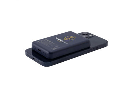 Grundig Wireless Magnetic Powerbank Mini 5000mAh Werbeartikel