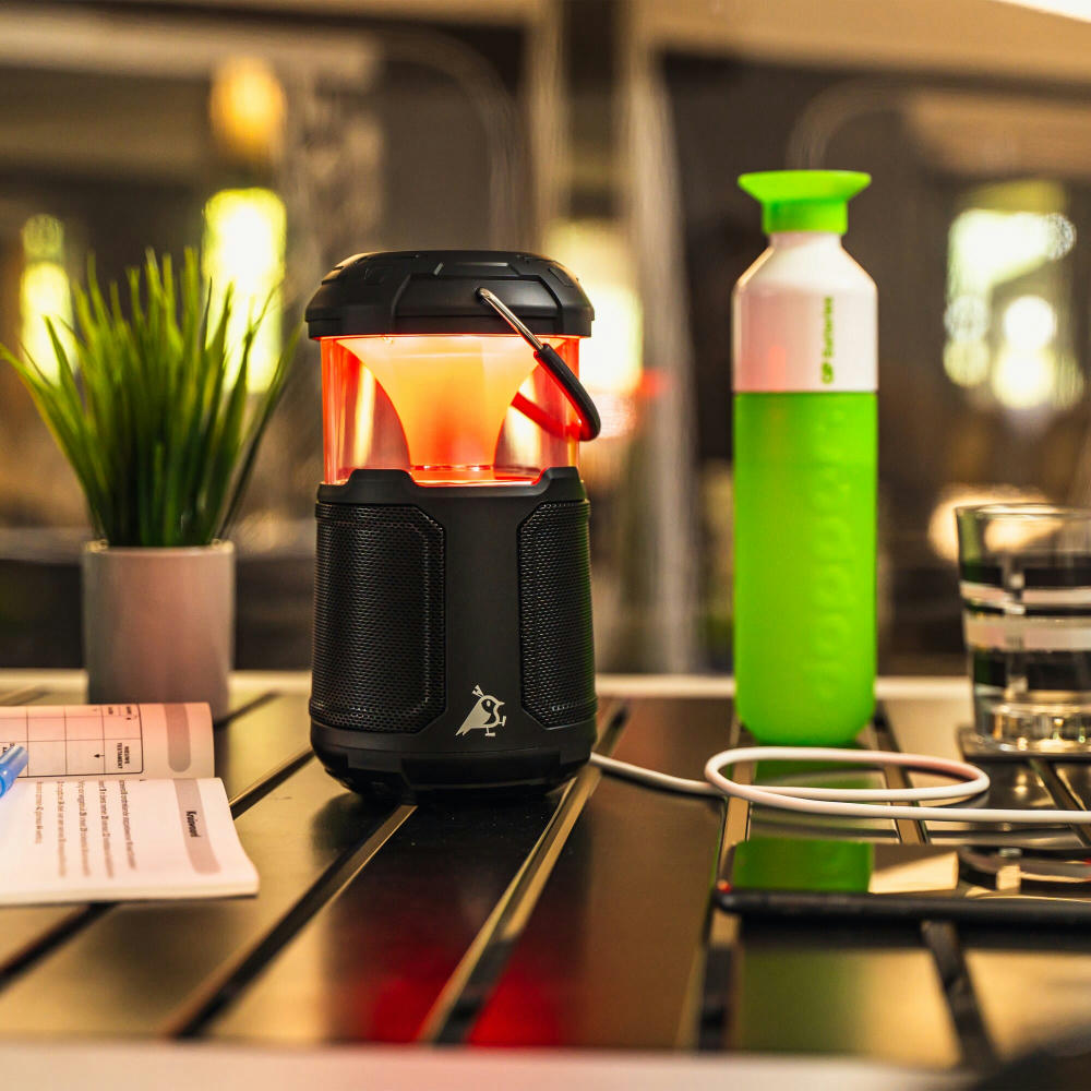 Aqiila Soundbird B10 Bluetooth-Lautsprecher mit Beleuchtung und Powerbank Werbeartikel