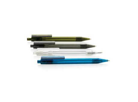 GRS rPET X8 transparenter Stift Werbeartikel
