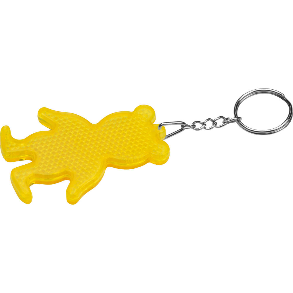 Product image Reflektierender Schlüsselanhänger Bär Werbeartikel