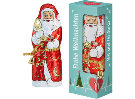 Lindt & Sprüngli Weihnachtsmann in Werbegeschenkbox Werbeartikel