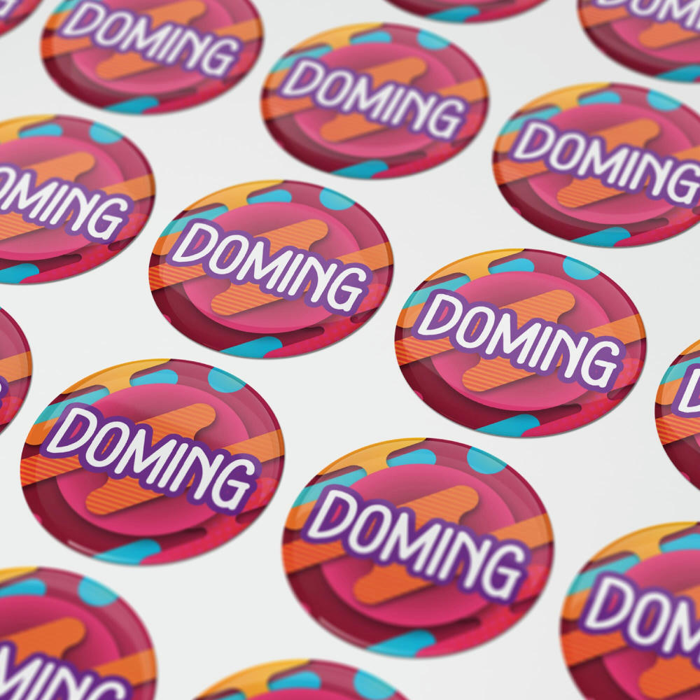 Doming Rund Ø 17 mm Werbeartikel