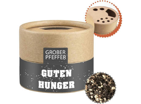 Product image Pfeffer geschrotet, ca. 38g, Kraftpapierstreuer Mini Werbeartikel