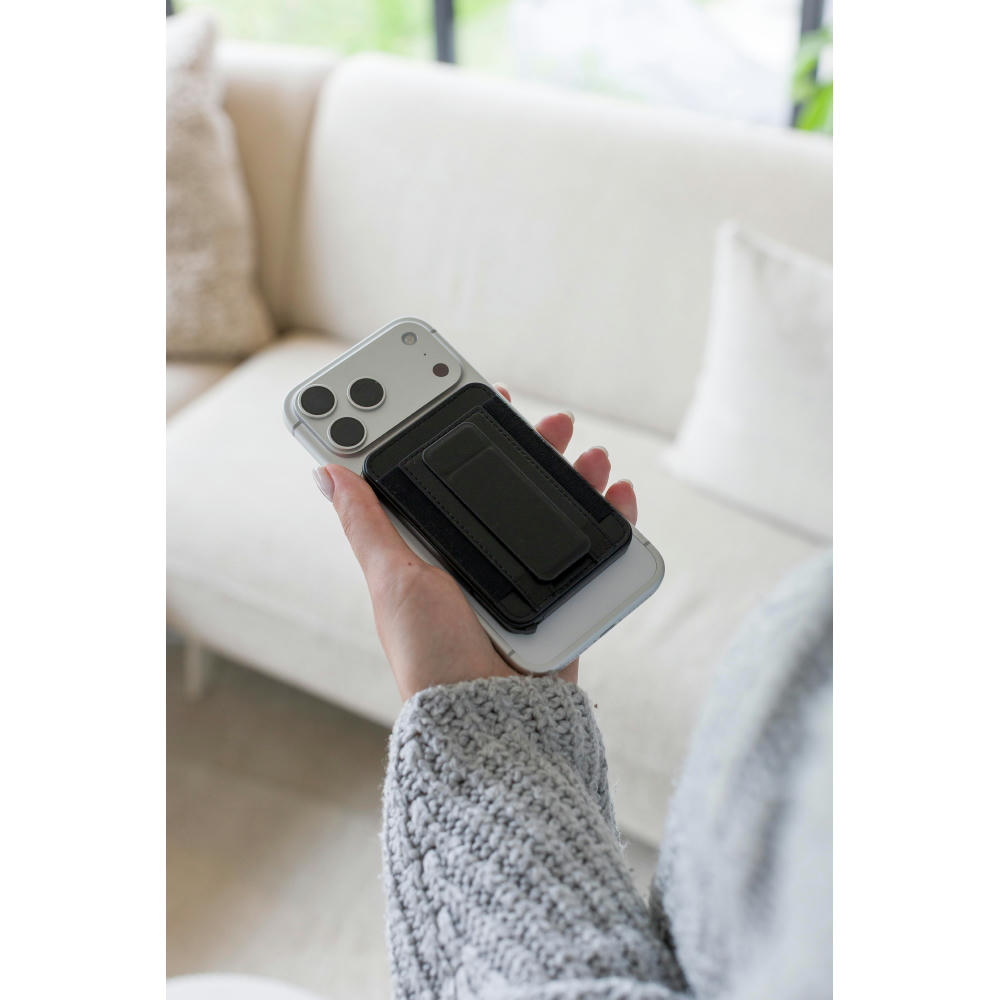 BrandCharger Kartenhülle Wally Stand Pro | Recycelt Werbeartikel