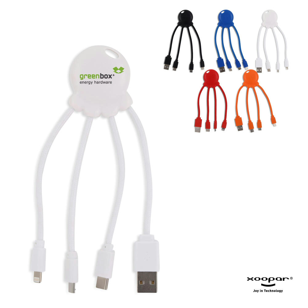 Product image 2087 | Xoopar Octopus Charging cable Werbeartikel