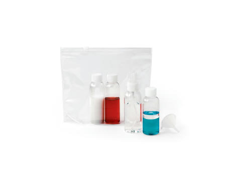 DENIRO. Transparente Kulturbeutel PVC Werbeartikel