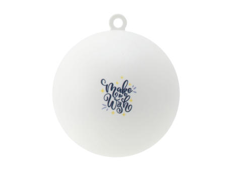 Weihnachtskugel Ø 7 cm Recycled PP - Made in Europe Werbeartikel