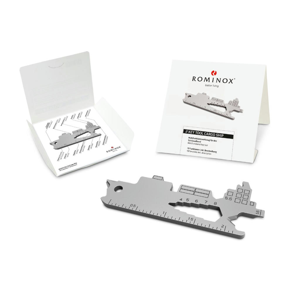 Product image ROMINOX® Key Tool // Cargo Ship - 19 functions (Containerschiff) Werbeartikel
