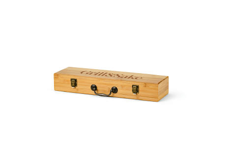 Turner Barbecue Set Bambus  Werbeartikel