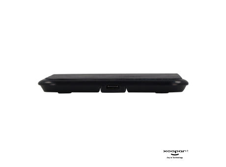 2259 | Xoopar Iné Wireless Fast Charger - Recycled Leather 15W Werbeartikel