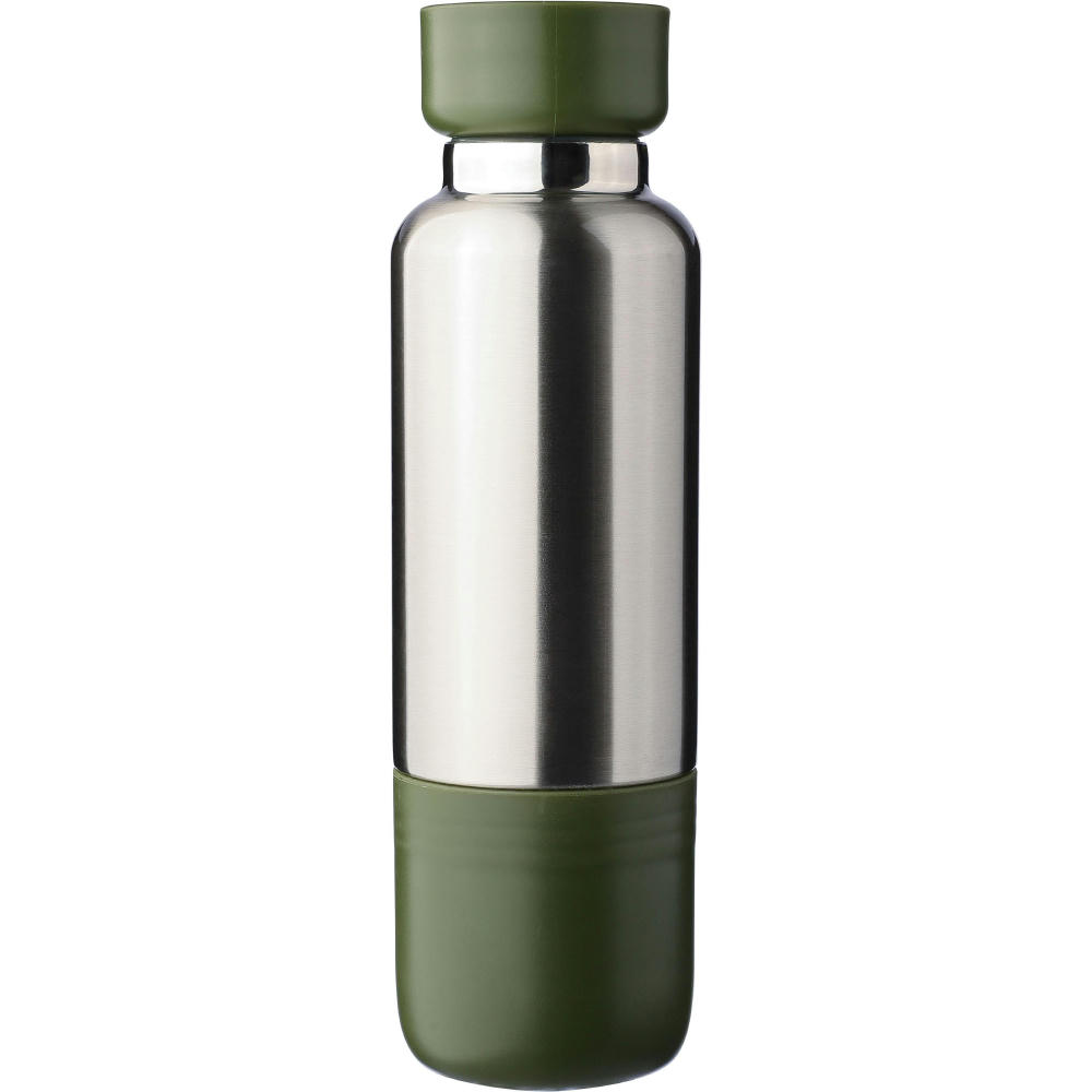 Doppelwandige Edelstahl-Trinkflasche (500 ml) Zev Werbeartikel