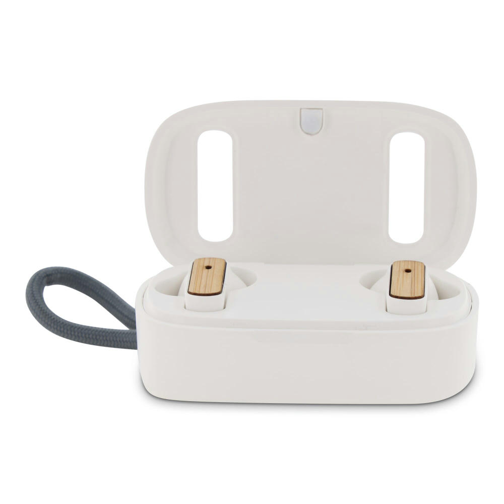 TWS Earbuds bamboo Werbeartikel