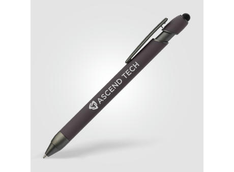 Prince Gunmetal Kugelschreiber - m/Stylus bedrucken