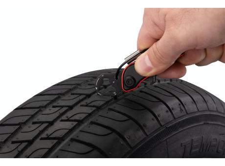 TROIKA Mini-Werkzeug PARCEL CUT & CART Werbeartikel