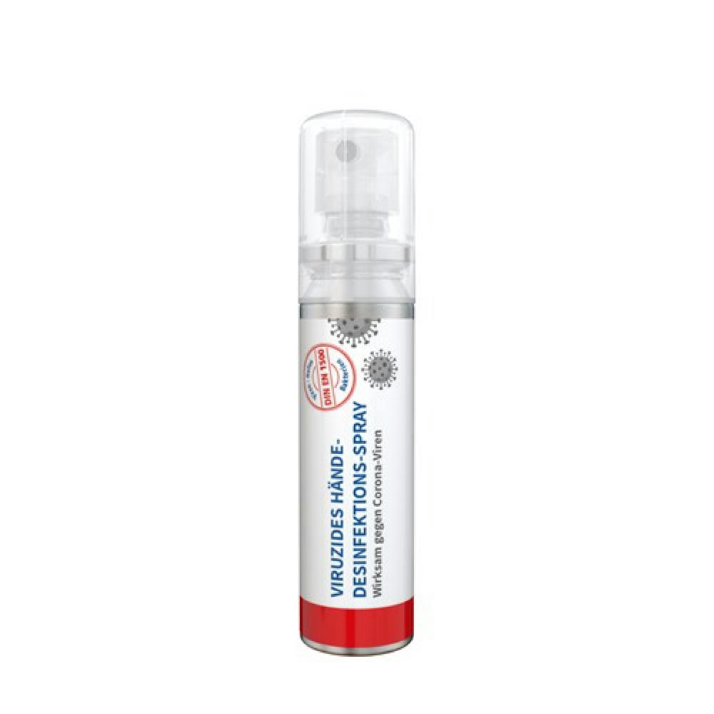 20 ml Pocket Spray - Hände-Desinfektionsspray (DIN EN 1500) - Body Label Werbeartikel