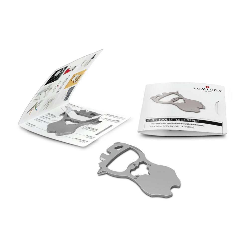 Product image ROMINOX® Key Tool // Little Shopper - 14 functions (Männchen) Werbeartikel