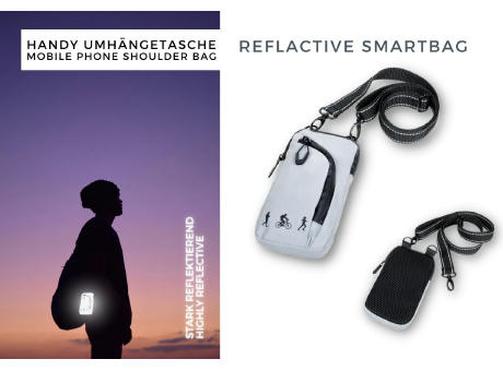 TROIKA Handy Umhängetasche REFLACTIVE SMARTBAG Werbeartikel