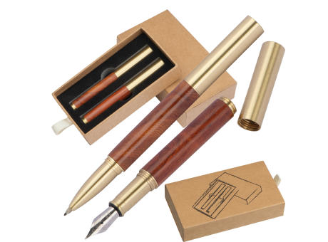 Product image Schreibset Mini Füllfederhalter und Rollerball Werbeartikel