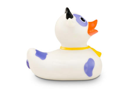 Werbeente Karla Kuh Lila-Weiß Werbeartikel