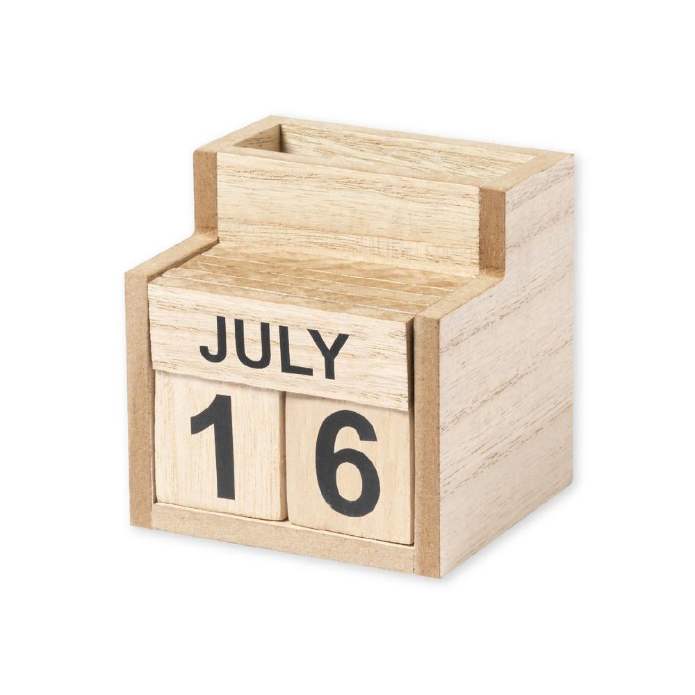 Product image Ewiger Kalender Stifthalter Laorek Werbeartikel