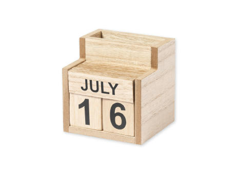 Product image Ewiger Kalender Stifthalter Laorek Werbeartikel