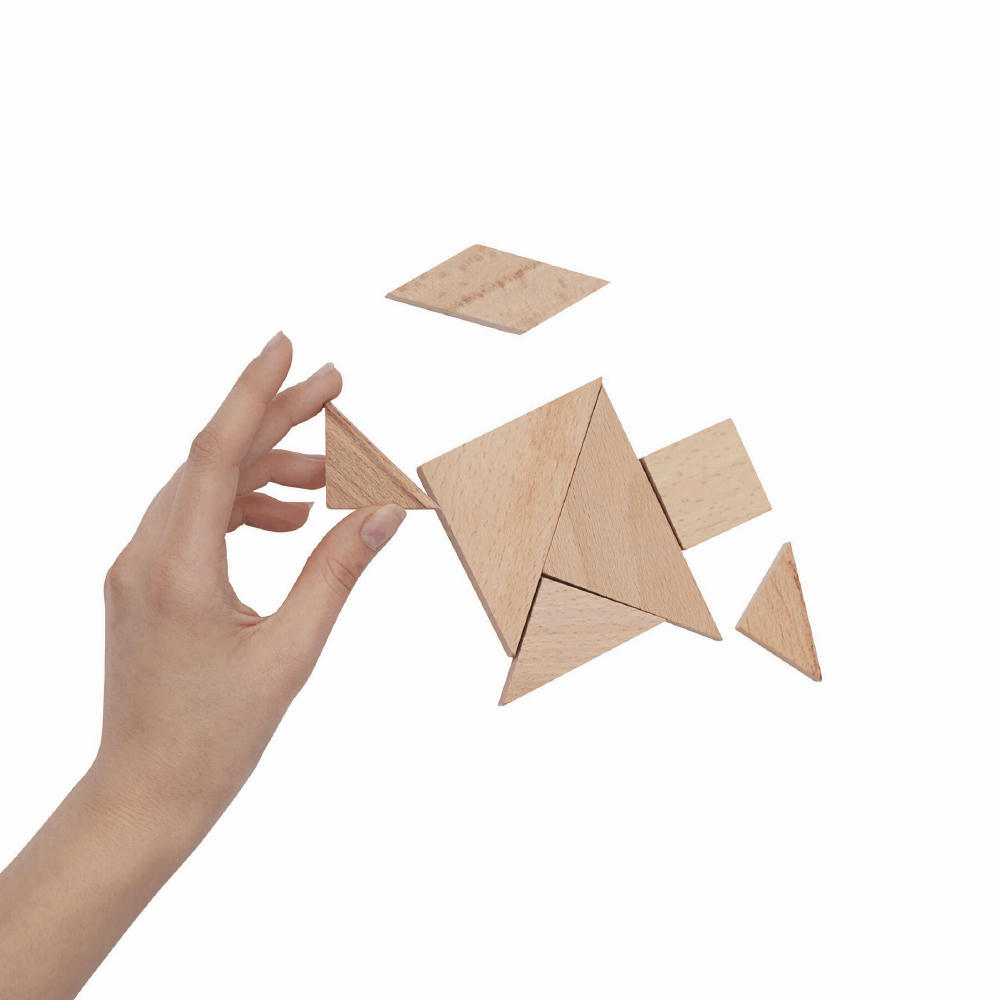 TANGRAM - Holz-Puzzle Werbeartikel