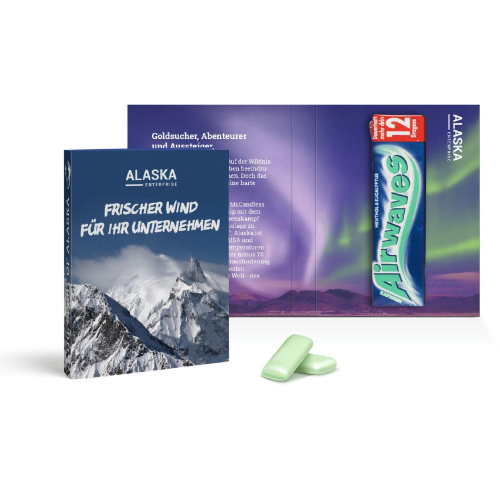 Product image Werbekarte mit Wrigley's Airwaves Werbeartikel