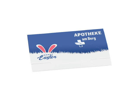 Samenpapier in Klappkärtchen - Ostern - Häschen Werbeartikel