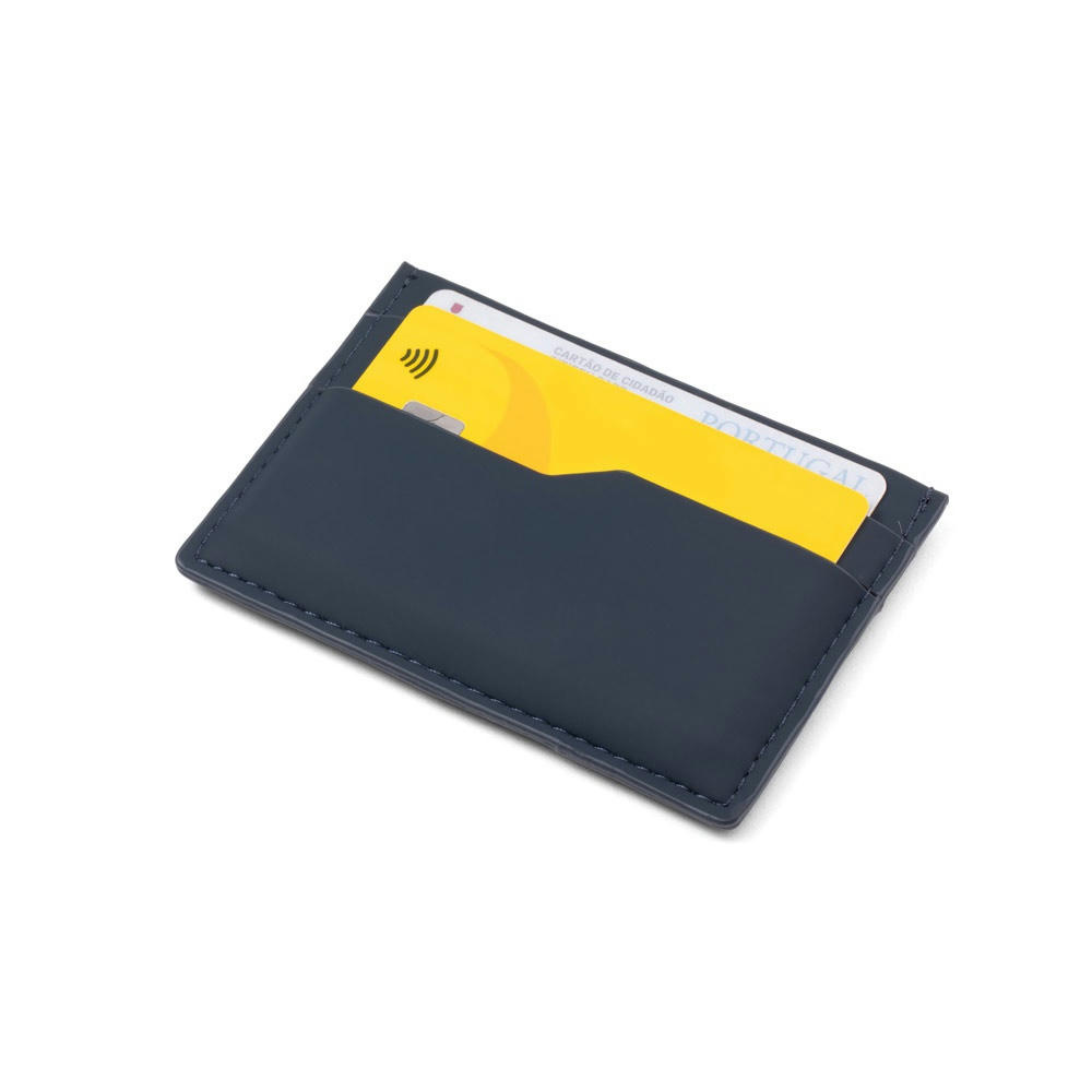 VENTURE WALLET. PU-Kartenetui für 5 Karten mit RFID-Schutz Werbeartikel