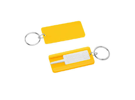 Prüfer weiß, Gehäuse gelb