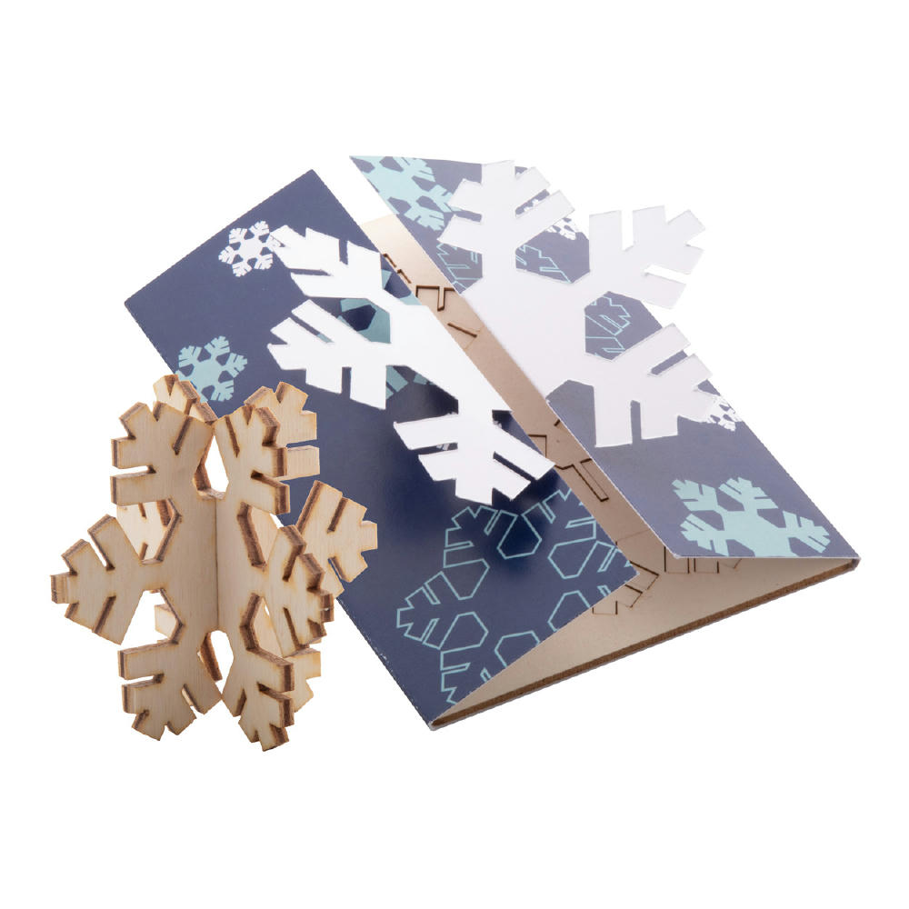 Product image Weihnachtskarte, Schneeflocke Creax Plus Werbeartikel