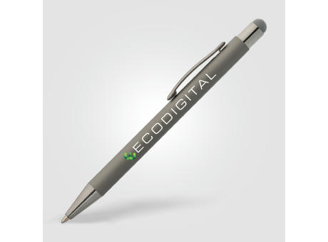 Bowie Softy Monochrome Kugelschreiber - m/Stylus Werbeartikel