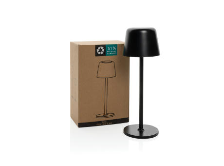 Zenic USB Tischleuchte aus RCS recyceltem Kunststoff bedrucken