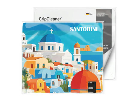 Product image GripCleaner® 4in1 Mousepad 23x20 cm, All-Inclusive-Paket Werbeartikel