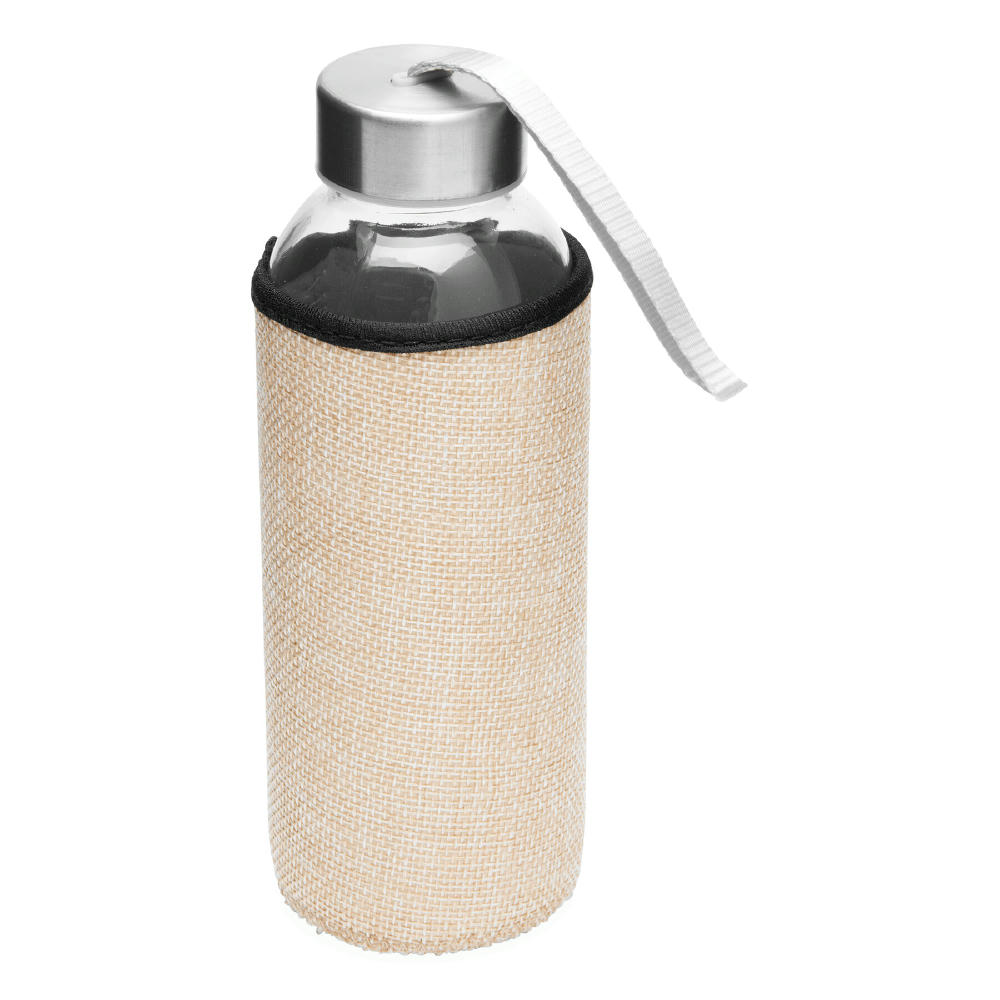 Product image TAKE JUTY - Glas-Trinkflasche Werbeartikel