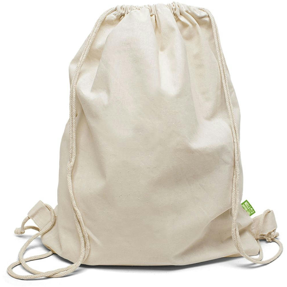 Product image MONTREAL - BIO-Baumwollrucksack mit Kordelzug Werbeartikel